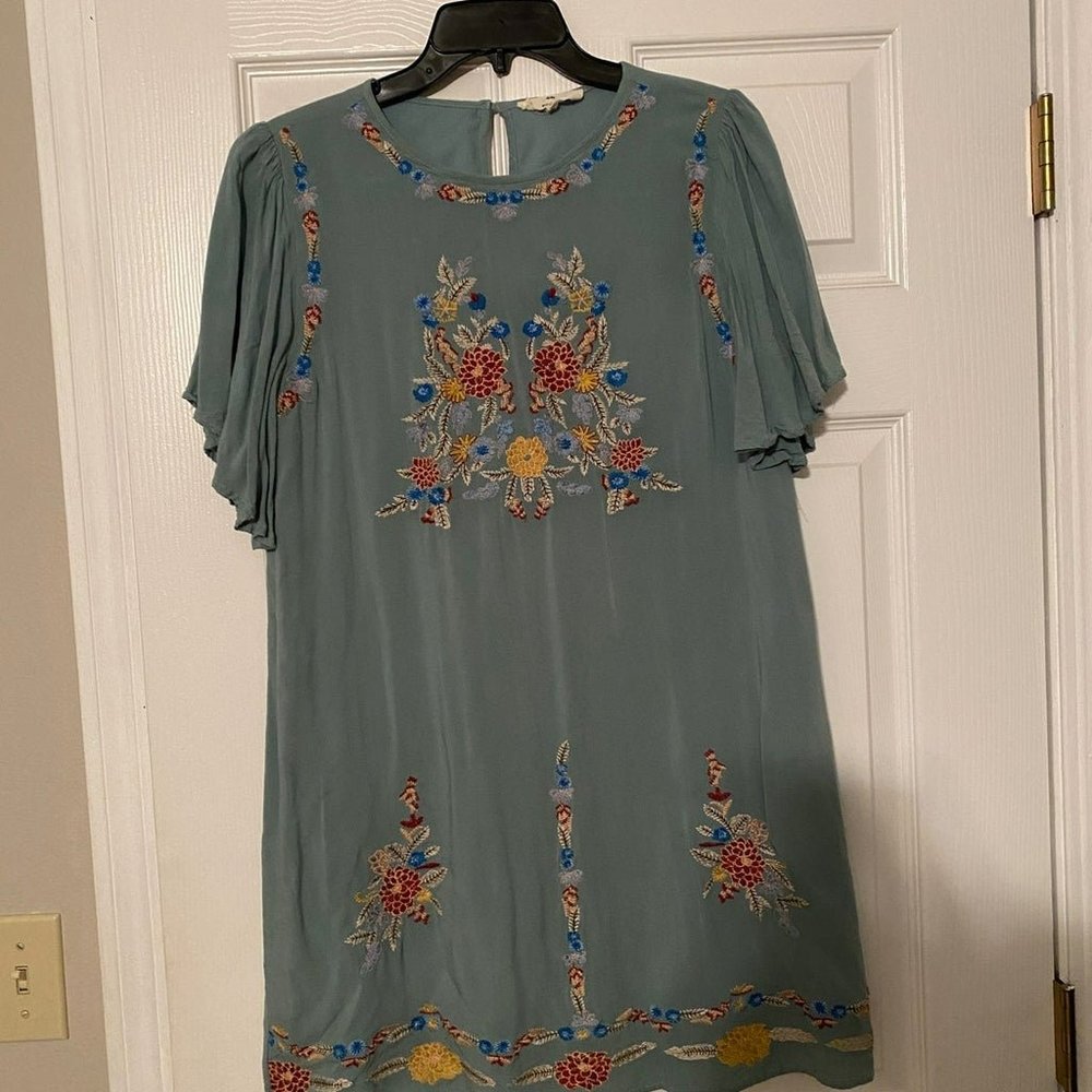 Boutique boho mini dress tunic top